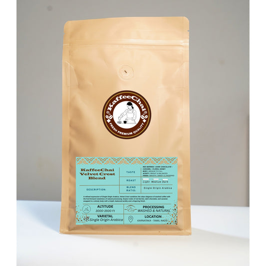 KaffeeChai Velvet Crest Blend  Single Origin Arabica