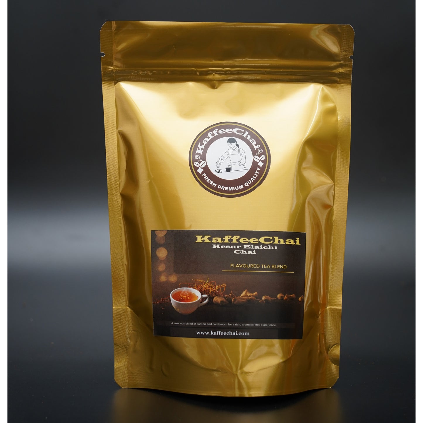 KaffeeChai Kesar Elaichi Chai - Flavoured Tea Blend